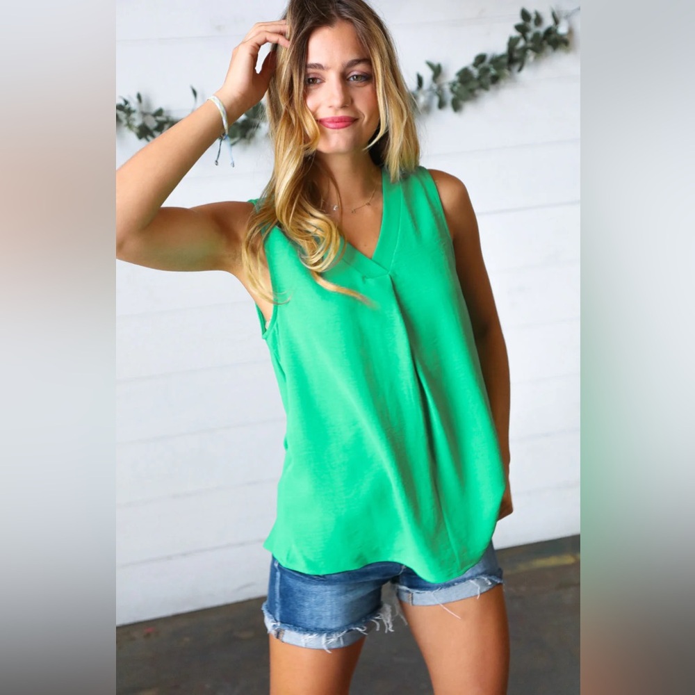 Vince Camuto Green Blouse